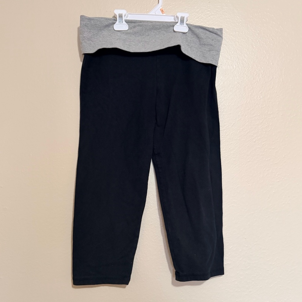 Victoria's Secret PINK Black and Gray Yoga Pants Size Medium